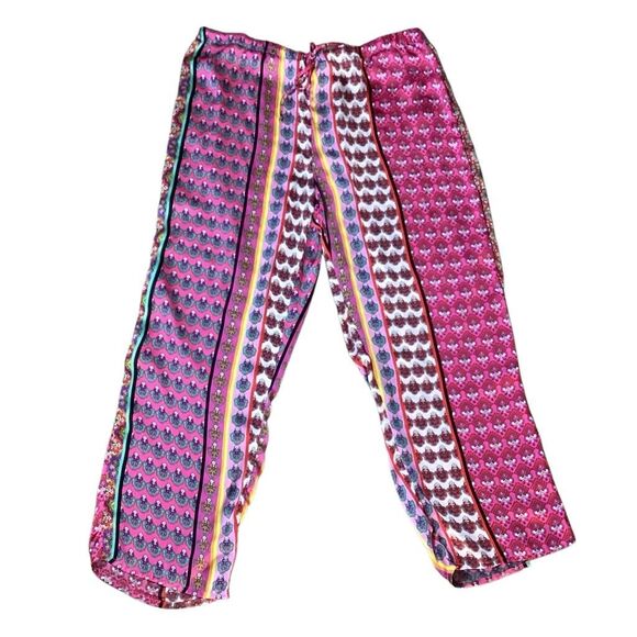 Josie Natori Boho Silky Drawstring Pajama Bottoms Pants Women’s XL - Picture 1 of 6